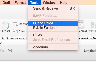 Out Of Office Outlook Mac